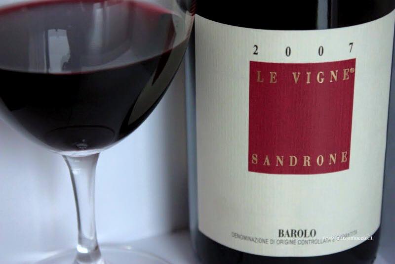 stampa etichetta barolo le vigne 2007 sandrone